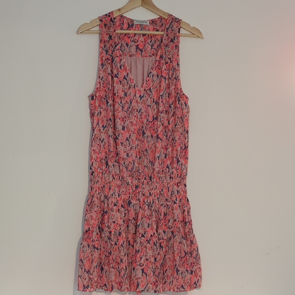 Ramy Brook Perry Sleeveless Scoop Neck Mini Sundress - Size L